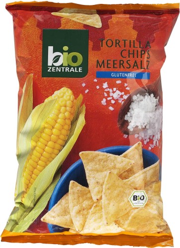 Tortilla Chips mit glutenfreiem Salz 125g ECO BIO - ZENTRALE