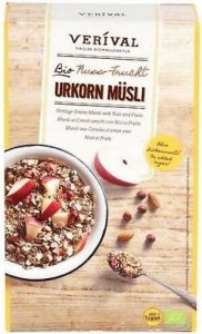 Muesli met noten en fruit 325g EKO Verival