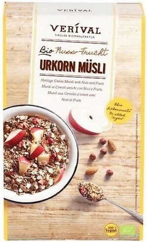 Muesli met noten en fruit 325g EKO Verival