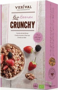 Musli crunchy z owocami leśnymi 375g EKO Verival