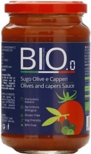 Tomato sauce with olives and capers without gluten 340g EKO Gestal