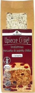 Mieszanka chlebowa z żurawiną bez glutenu 500g Pięć Przemian