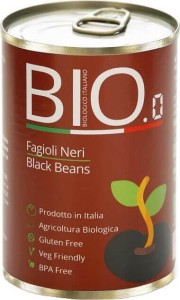 Canned black beans without gluten 400g EKO Gestal