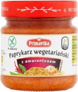 Vegetarische paprika met amarant 160g Primavika