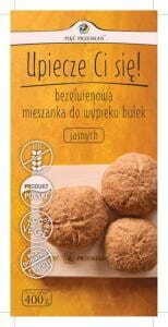 Een mengsel voor het bakken van lichte broodjes zonder gluten 400g Five Przemian