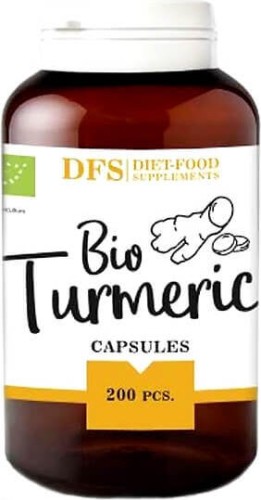 Turmeric tablets 200 pieces EKO Diet-Food.pl