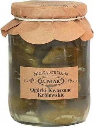 Royal pickled cucumbers 870g Luniak