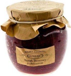 Burak domowy z chrzanem 480g Luniak