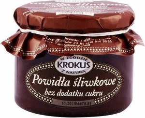 Powidła śliwkowe bez cukru 310g Krokus