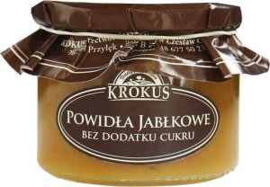 Powidła jabłkowe bez cukru 310g Krokus
