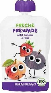 Mus do wyciskania dla dzieci jabłko, truskawka, jagoda, malina 100g EKO Erdbar