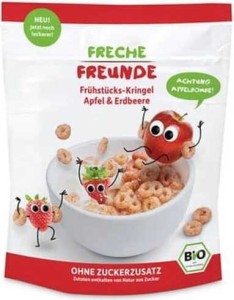 Apple-strawberry breakfast cereals without sugar 125g EKO Erdbar