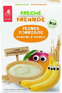 Oatmeal with banana and mango without sugar 180g ECO Erdbar