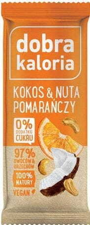 Baton kokos i pomarańcza 35 g