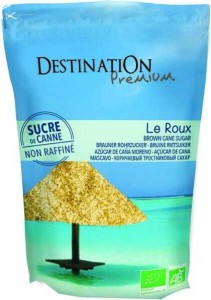 Brown cane sugar 1kg EKO Destination