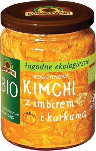 KIMCHI WITH Ginger and turmeric mild gluten-free bio 460 g - Kowalewski