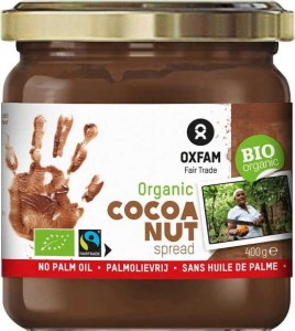 ROOM MET HAZELNOTEN EN CACAO GLUTENVRIJ FAIR TRADE BIO 400 g - OXFAM