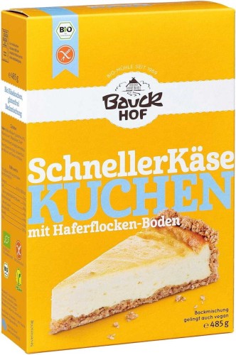 BIO GLUTEN FREE CHEESECAKE MIX 485 g (295 g + 190 g) - BAUCK HOF