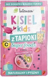 Tapioca kids jelly met aardbeiensmaak 30g Intenson