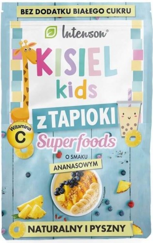 Kisiel kids met tapioca met ananassmaak 30g Intenson