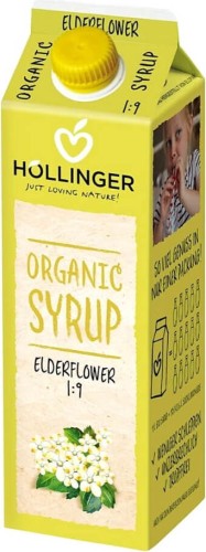 ZWARTE LILAC SIROOP BIO 1 L - HOLLINGER