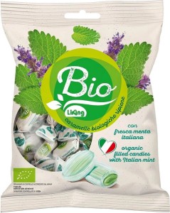 CANDIES WITH MINT FLAVORING GLUTEN-FREE BIO 90 g - LIKING
