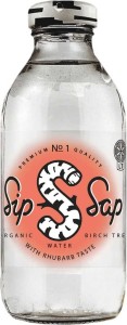 BIRCH JUICE WITH RABARBAR FLAVOR GLUTEN-FREE BIO 330 ml - SIPSAP