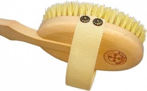 BRUSH FOR BODY MASSAGE WITH HANDLE AGAVE FIBER - STARMANN
