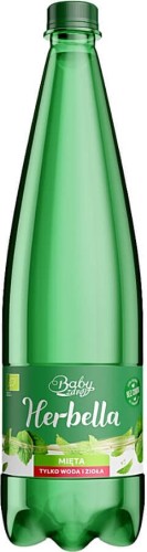 BIO MINT SPARKLING WATER 1 L - BABY ZDRÓJ (HERBELLA)
