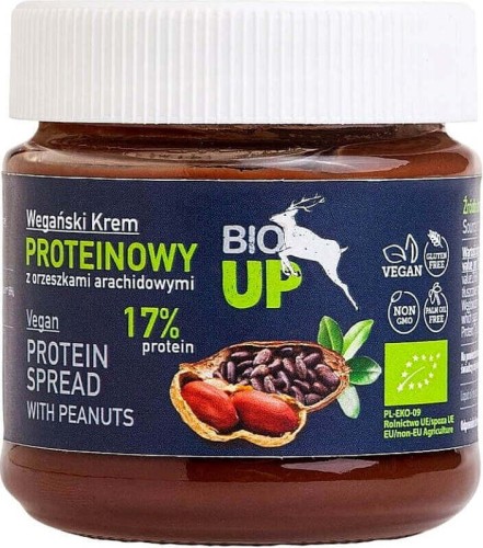 ARACHIDE ROOM MET EIWITTEN GLUTENVRIJ BIO 190 g - ME GUSTO (BIO UP)