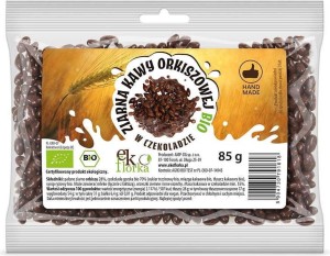 BIO COFFEE BEANS IN CHOCOLATE 85 g - ECOFLORKA