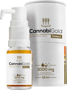 CannabiGold Classic 1000mg of natural CBD phytocannabinoids 12 ml HemPoland