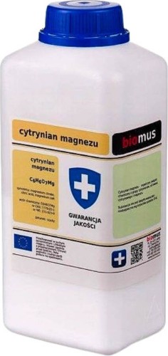 Cytrynian magnezu 500g BIOMUS