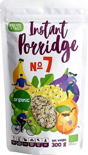 Instant porridge with raisins, apricots, figs, white seabream and bananas (no.7) bio 300 g - PRIME BIO