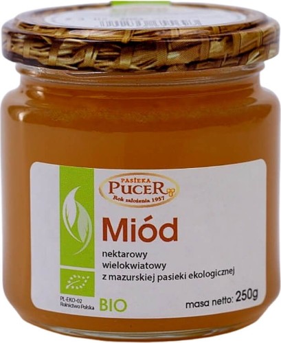 NECTAR HONING BIO MULTI FLOWER 250 g - GESTREEPTE PUCER