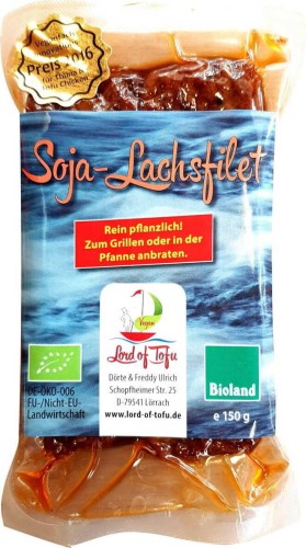 VEGAN SALMON WITH TOFU GLUTEN-FREE BIO 150 g - LORD OF TOFU