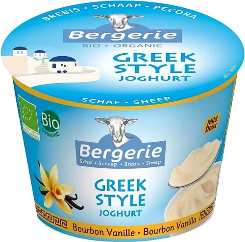 Griechischer Vanille-Schafjoghurt BIO 250 g - BERGERIE