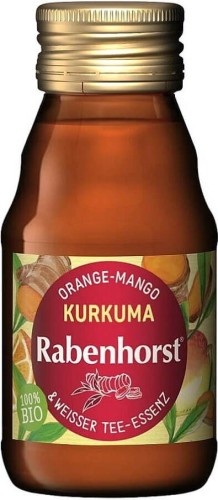 ORANJE FRUIT SHOT - MANGO MET KURKUMA BIO 60 ml - RABENHORST