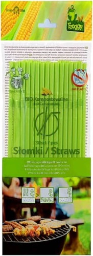 COMPOSTABLE BROKEN STRAWS 30 pcs - FROGGY