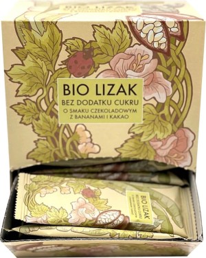 CHOCOLATE LIPOL WITH BANANA AND BIO COCOA 6 g - LIZUU