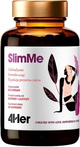 SlimMe 4Her Een formule die gewichtsverlies ondersteunt 60 HealthLabs-capsules
