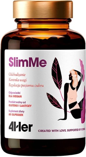 SlimMe 4Her Een formule die gewichtsverlies ondersteunt 60 HealthLabs-capsules