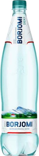 SPARKLING MINERAL WATER 1 L - BORJOMI