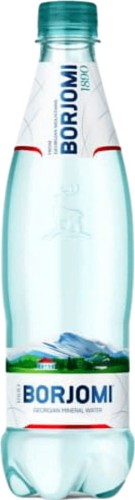 WODA MINERALNA GAZOWANA BUTELKA SZKLANA 500 ml - BORJOMI