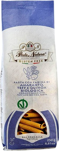 PASTA (MAS - RIJST MET AMARANTH, TEFF EN QUINOA) PENNE GLUTENVRIJ BIO 250 g - NATUURPASTA