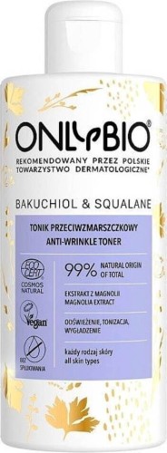 ANTI-RIMPEL GEZICHTSTONER BAKUCHIOL EN ECO SQUALANE 300 ml - ALLEEN BIO