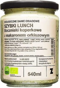 Oesterzwamschotel met speltpasta en dille BIO 540 ml - zuurdesem