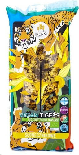 VEGAN HAVERTAART MET ZONNEBLOEM GLUTENVRIJ BIO 120 g - IRENKI