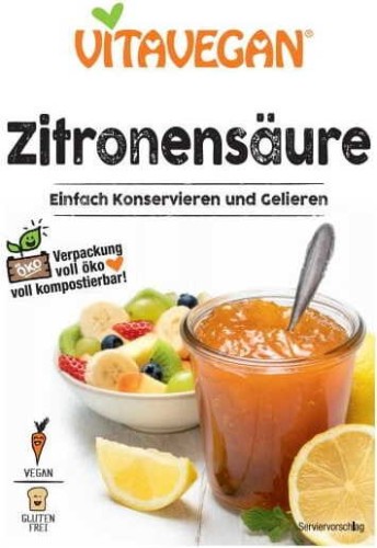 CITRIC ACID 10 g - VITAVEGAN