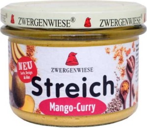 ZONNEBLOEMPASTA MET MANGO EN CURRY GLUTENVRIJ BIO 180 g - ZWERGENWIESE